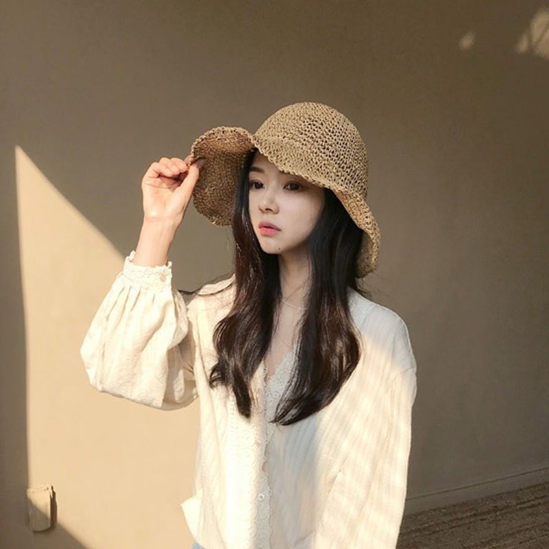 Mũ Đi Biển Mùa Hè Phong Cách Hàn Quốc Xinh Xắn Cho Nữ