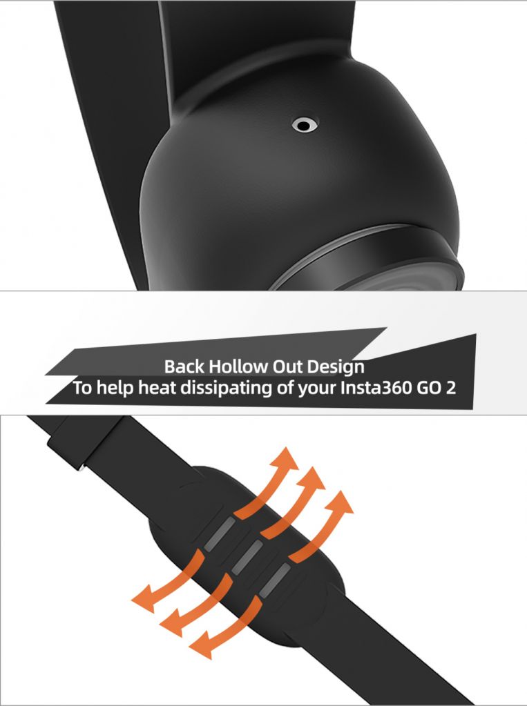Dây Đeo Silicon Cho Camera Insta360 Go2 | BigBuy360 - bigbuy360.vn