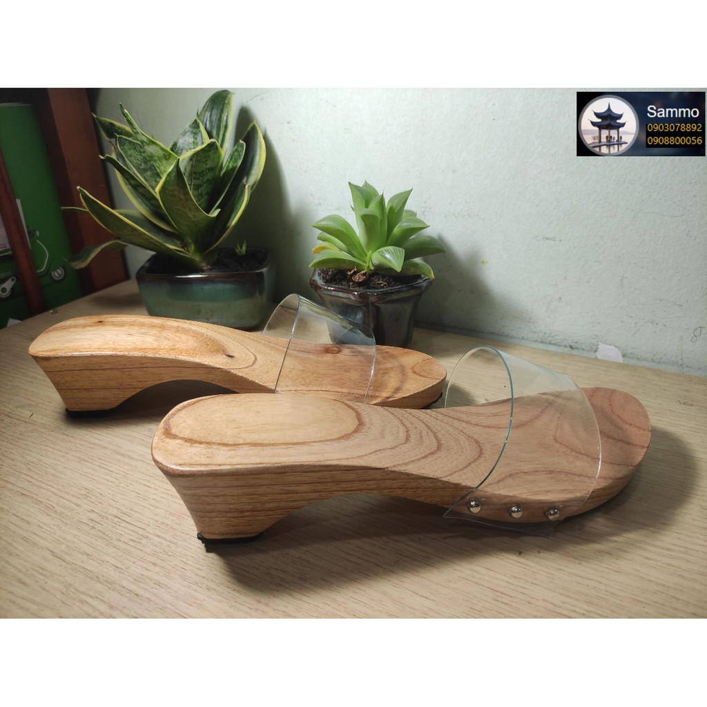 Guốc Gỗ Guốc Mộc Cao 5 Phân