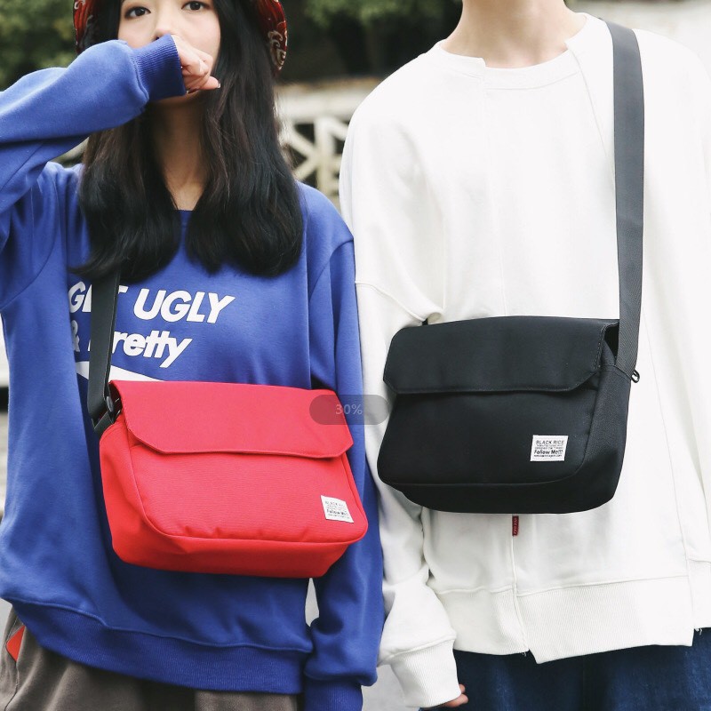 Túi đeo chéo nam nữ vải canvas chống nước phong cách unisex ulzzang Hàn Quốc T01 - Cosa | WebRaoVat - webraovat.net.vn