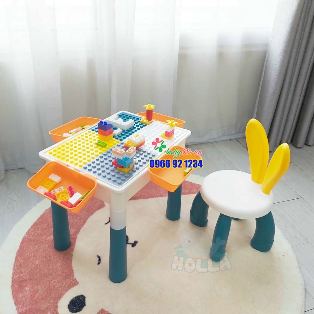Bộ bàn ghế Lego đa năng Holla HL-10106