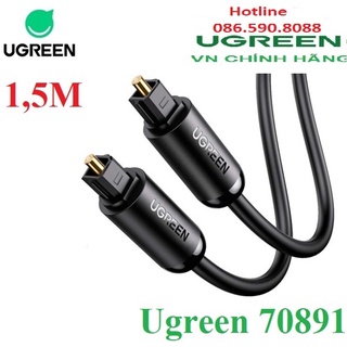Dây cáp audio quang optical toslink dài 1,5m ugreen 70891 - hàng chính hãng