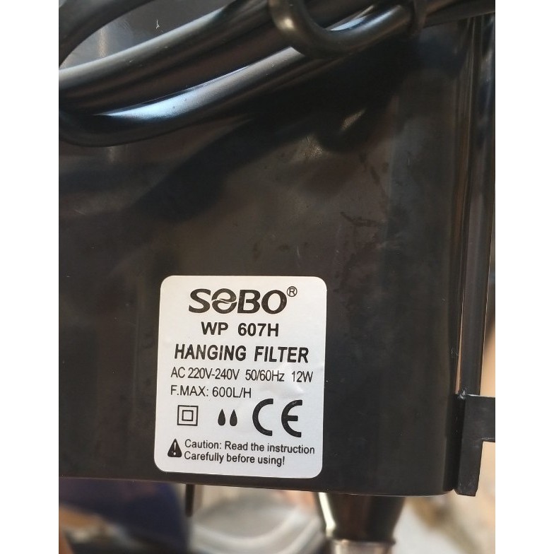 Máy Lọc Thác Hồ Cá 607H kèm lọc váng CÔNG SUẤT 12W dành cho hồ cá, hồ thủy sinh nhỏ, VUI LÒNG XEM KỸ MÔ TẢ