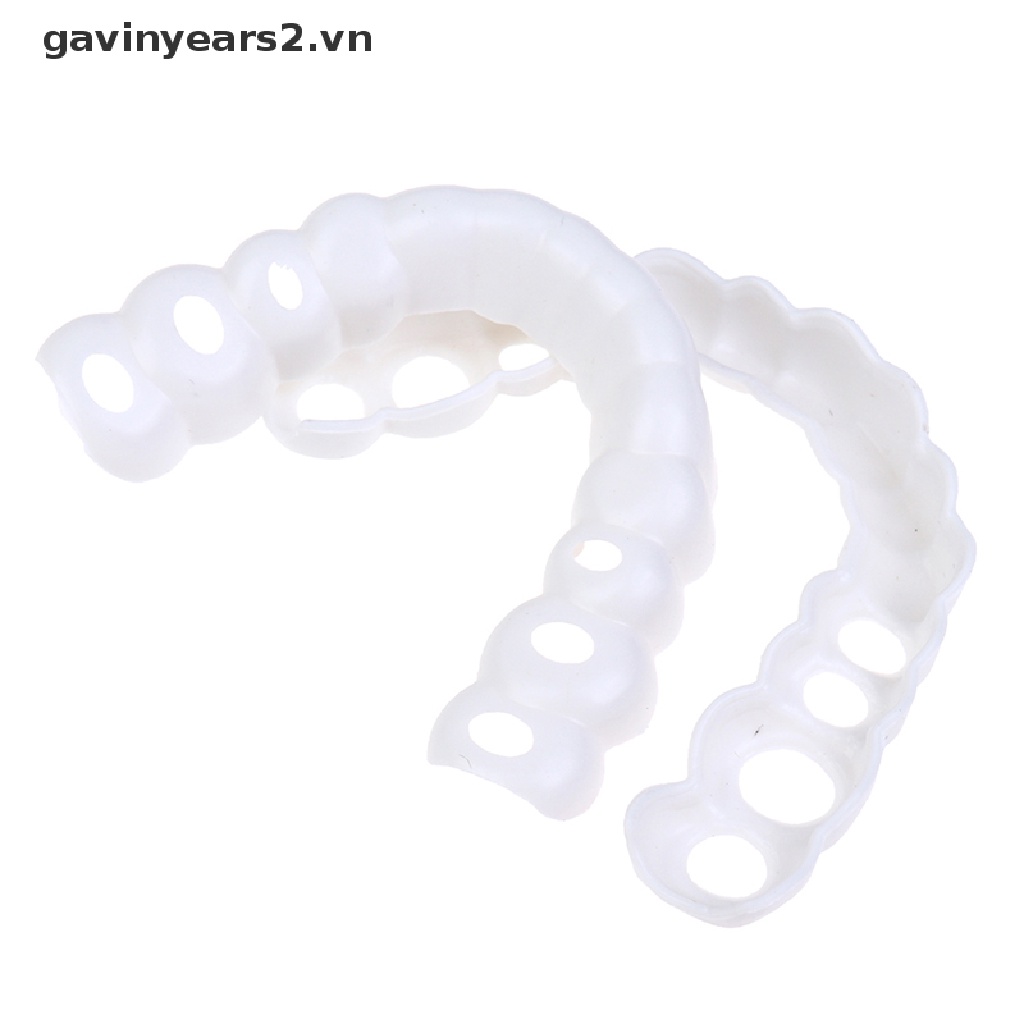 Bộ 2 Cặp Răng Giả 4 Lớp Trên Và Dưới Chất Lượng Cao