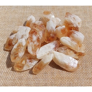 Thach anh vàng/citrine vụn sưu tầm, phong thủy, thu hút tài lộc