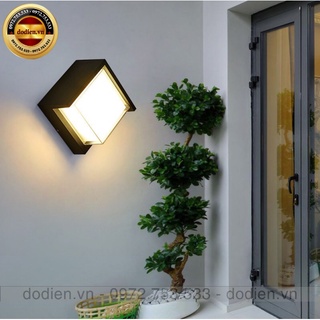 Đèn tường led 12W hình vuông đèn ốp tường cầu thang cột cổng ngoài trời chống nước TG508