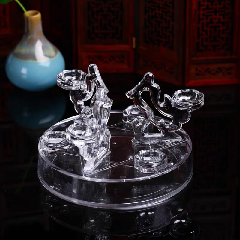 Giá Đỡ Trưng Bày Quả Cầu Pha Lê Chakra Bằng Acrylic Trong Suốt
