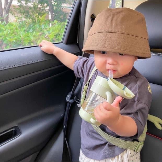 Mũ Bucket Trơn Cho Bé Vành Tròn Phong Cách Hàn Quốc MU00