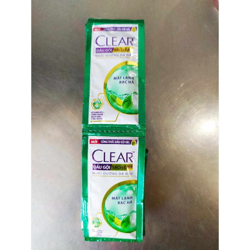 Dây dầu gội Clear 10 gói