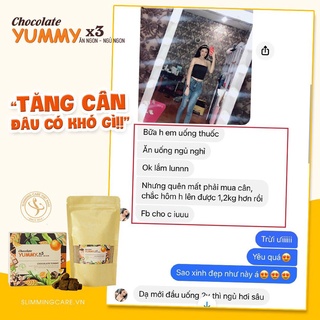 ❤️ [COMBO 2 HỘP] Kẹo Socola tăng cân Yummy x3 ❤️
