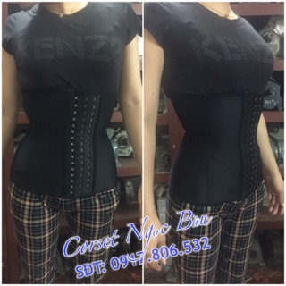 Corset Latex 9 xương. Feedback ảnh thật