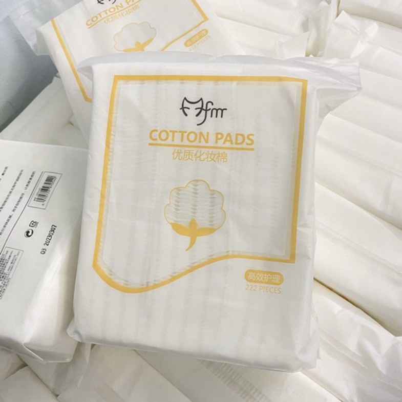 Bông tẩy trang 3 lớp Cotton Pads túi 222 miếng CPM1