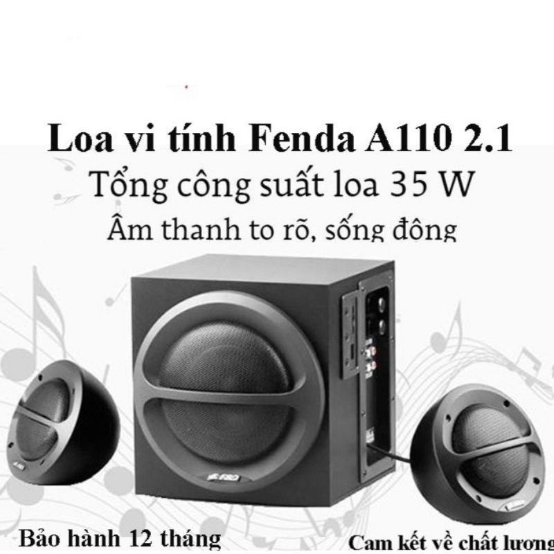 Loa Vi Tính Fenda A110 2.1 công suất 35W - Hàng Chính Hãng