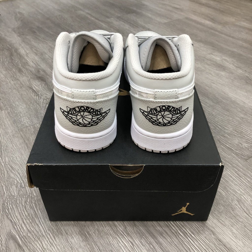 Giày Jordan cổ thấp JD1 Camo loang hàng Trung cao cấp giá rẻ- Giày thể thao Sami Sneaker cá tính Full Box Bill