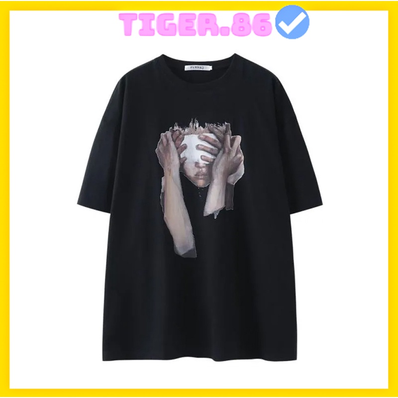 Áo thun tay lỡ form rộng unisex Tiger.86 AFR547