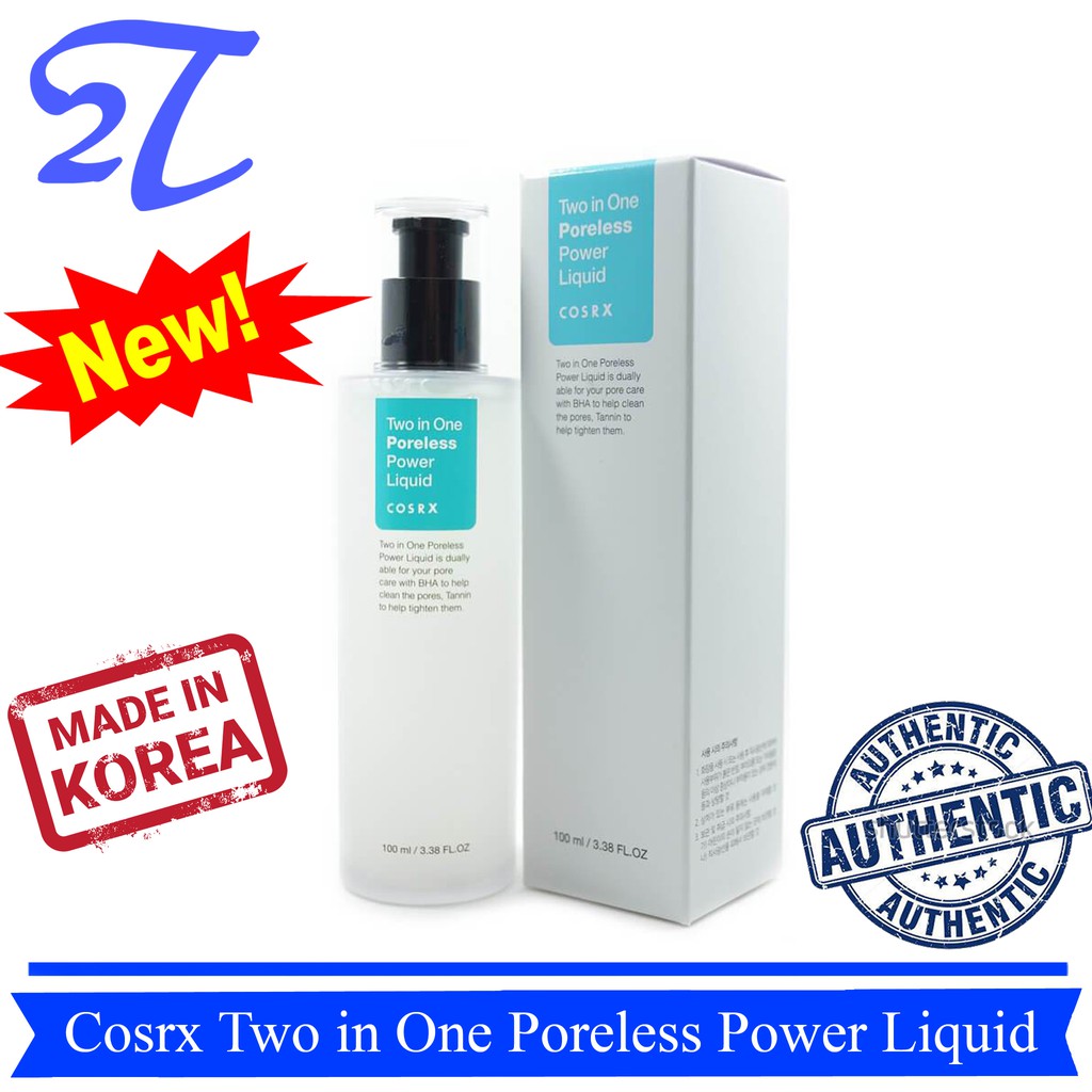 (auth) Dung dịch Se Khít Lỗ Chân Lông Cosrx Two in One Poreless Power Liquid 100ml