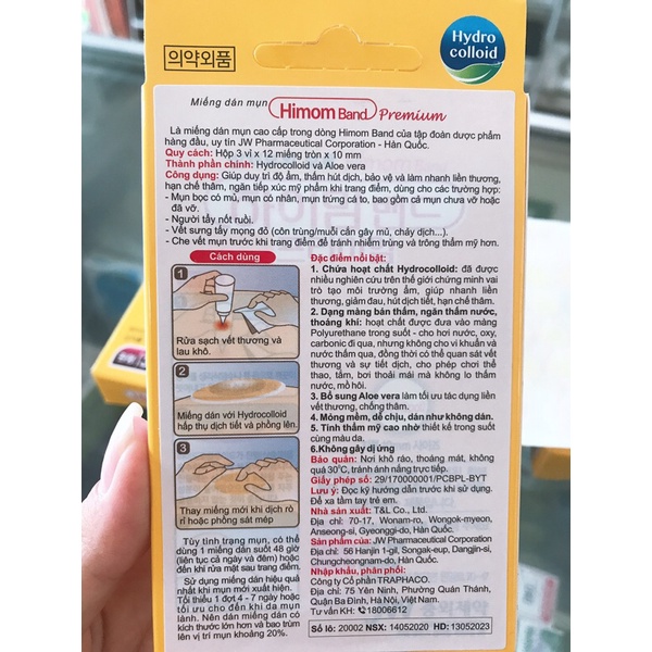 Miếng dán mụn Himom Band Cao Cấp Hàn Quốc | BigBuy360 - bigbuy360.vn