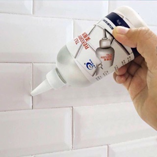 Sơn chỉ đi viền che vết nứt tile reform Korea 