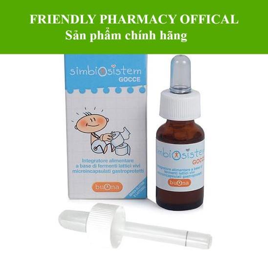 Simbiosistem Gocce – Men vi sinh đặc hiệu cho các rối loạn hệ tiêu hóa ở trẻ em,giảm táo bón, cải thiện nhu động ruột