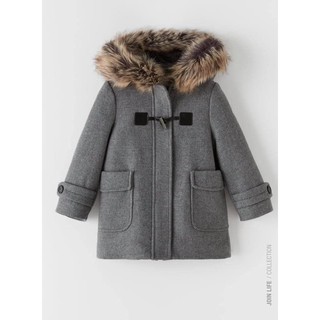 Áo khoác Dạ có mũ Zara Auth