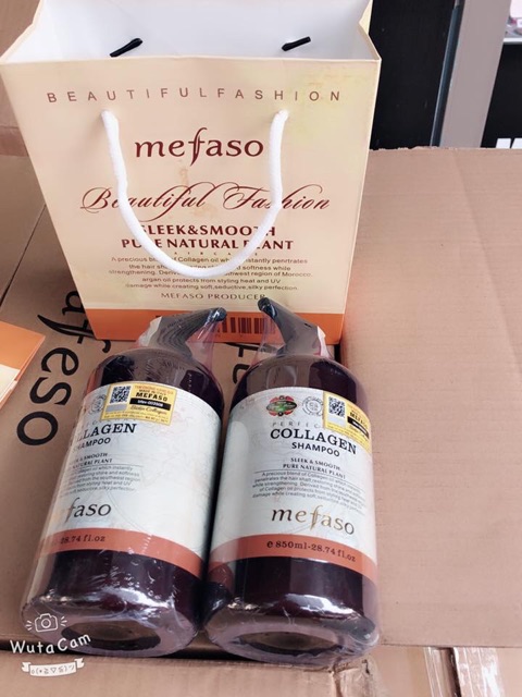 Sỉ cặp gội xả MEFASO tem vàng