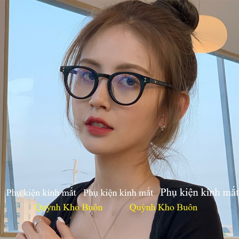 ❤️KÍNH ĐẸP❤️ Gọng kính cận nam nữ Cao cấp bản 1 -1  Hàn Quốc , gọng tròn giáng nhỏ thời trang  Q2129