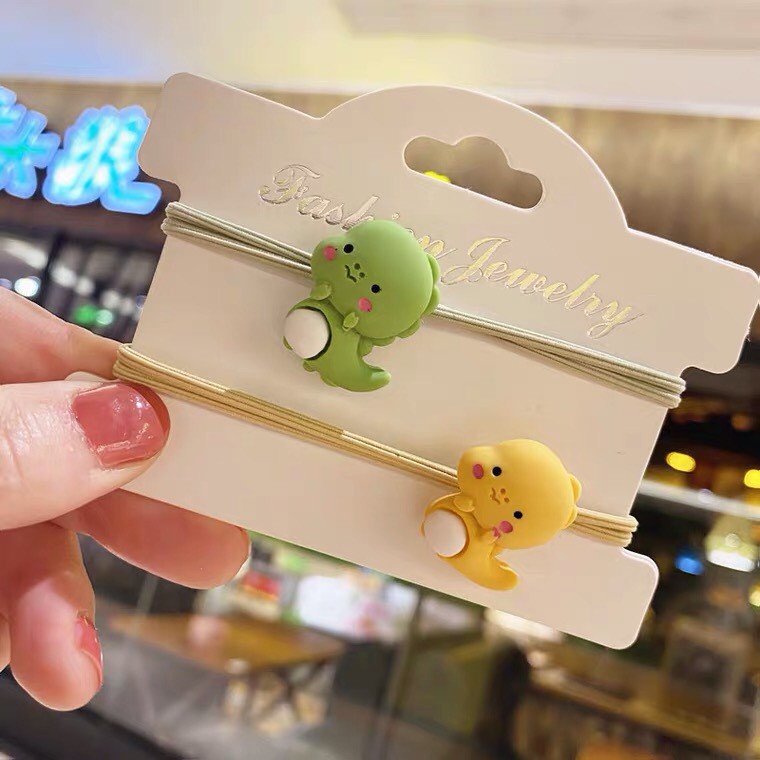 Dây cột tóc hình khủng long dễ thương, cột tóc giá sỉ