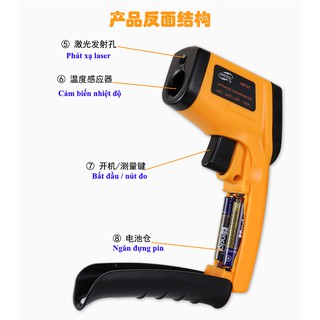 Máy đo nhiệt kế hồng ngoại sử dụng cho công nghiệp