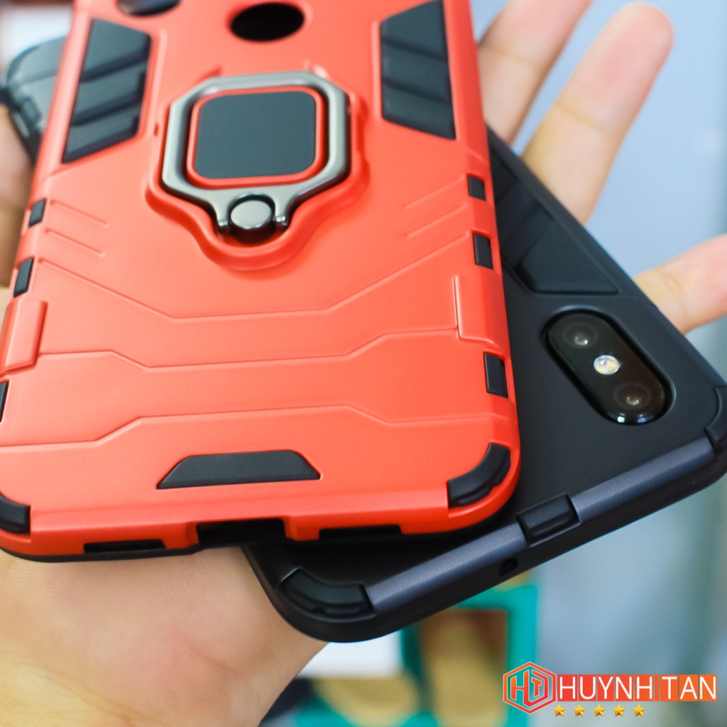 Ốp lưng Xiaomi Mi 8 / Mi 8 SE chống sốc iron man Ver 2 (màu đen)