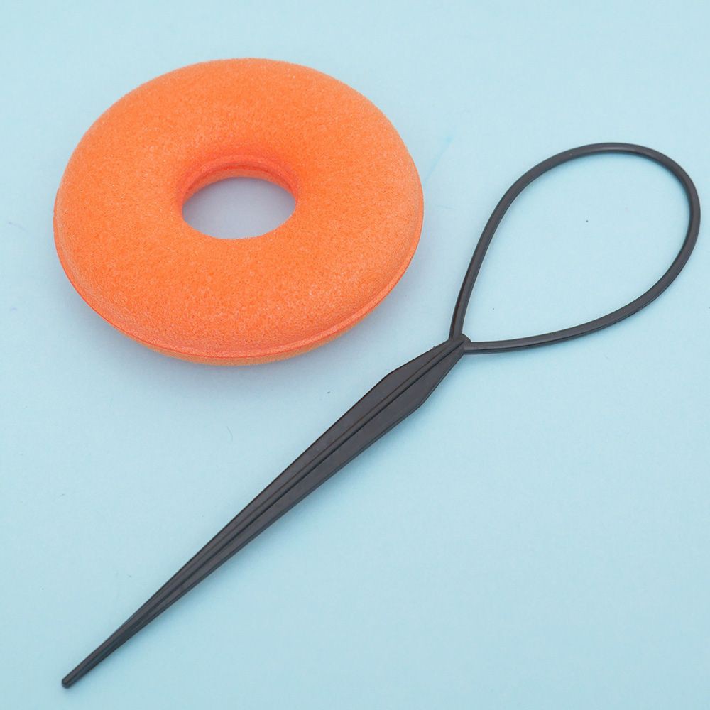 Mút hình tròn tạo tóc kiểu công chúa