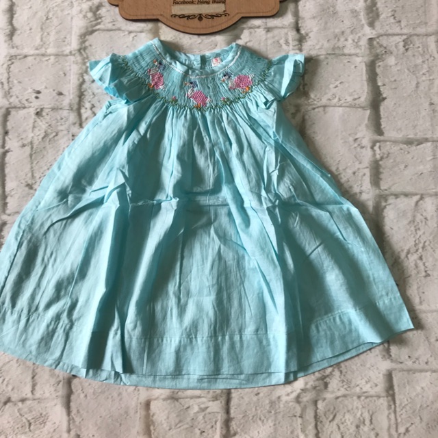 Đầm smock bé gái