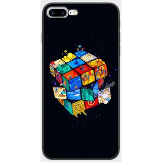 Ốp lưng iphone 7 plus, 8 plus in hình rubik