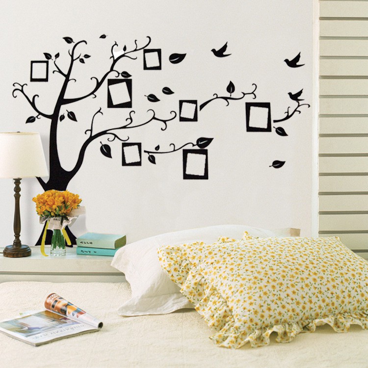 Decal Dán Tường Cây Lưu Trữ Ảnh Kỷ Niệm - Trang Trí Decor Phòng Ngủ - Trang Trí Dán Tường Phòng Khách - Min STORE