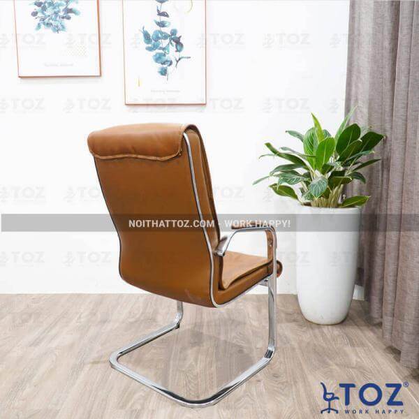 Ghế chân quỳ văn phòng TOZ lưng đệm bọc da, ghế quỳ da đệm dày làm việc tại nhà hàng chính hãng - GQ105-N