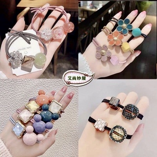 Bộ 20 Dây Chun Buộc Tóc Có Túi Đựng mới