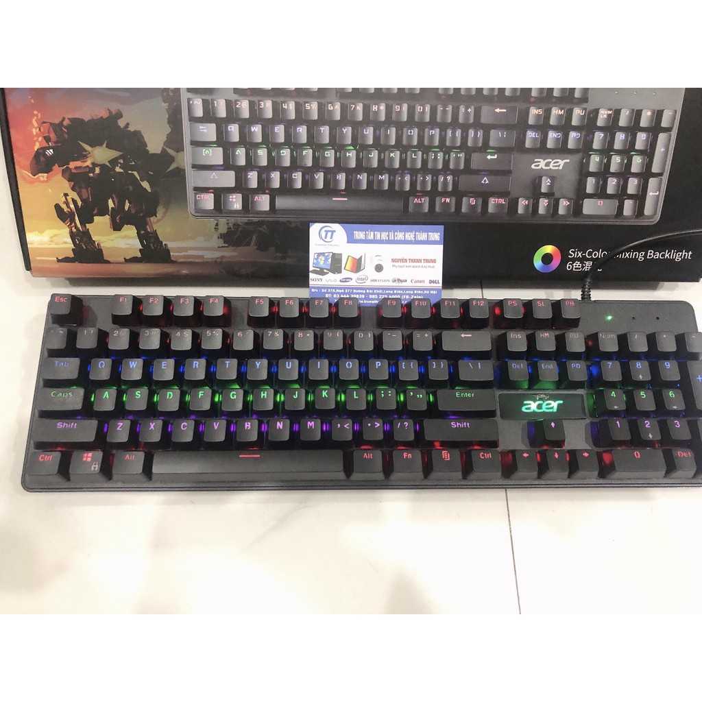 Bàn phím cơ Gaming Acer OKB050, OKB 050 - Chính hãng mới 100% Bảo hành 12 tháng