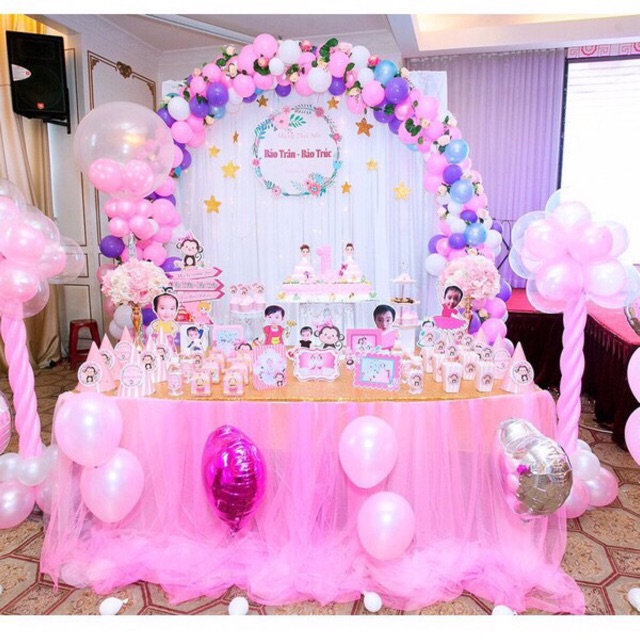 Rèm Vải Voan Trang Trí Sinh Nhật