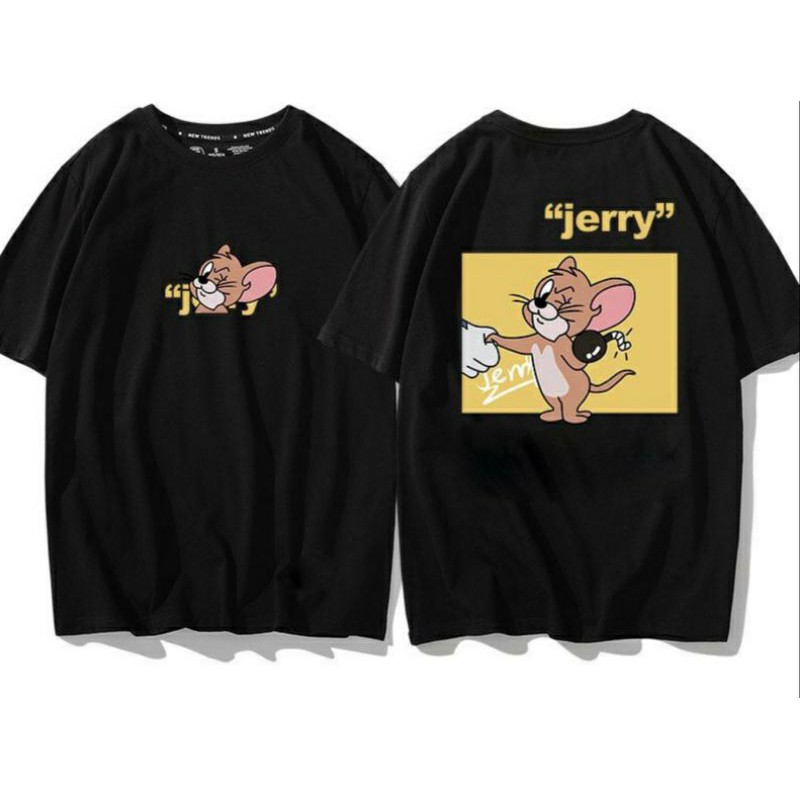 Áo thun tay lỡ Unisex Mèo chuột