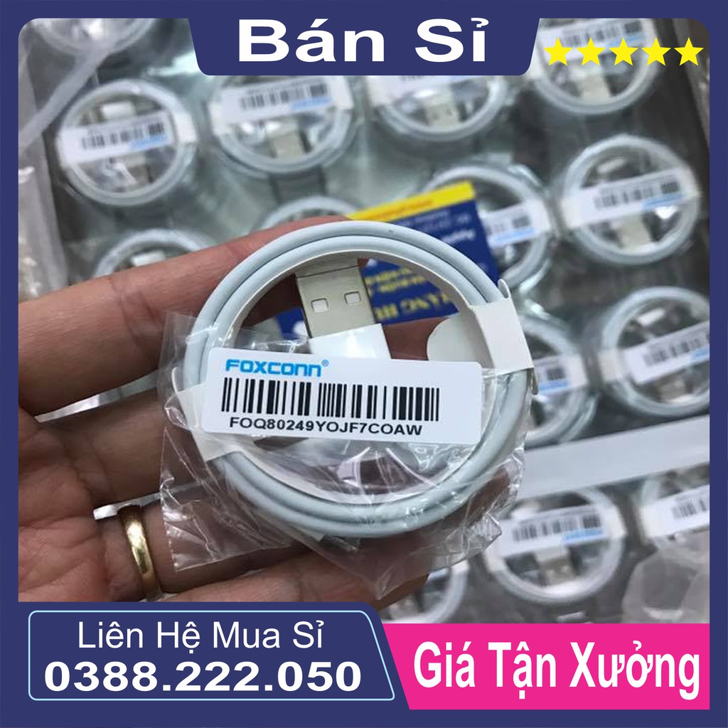 Bán sỉ cáp sạc lightning foxconn