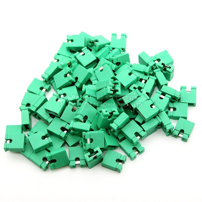 Bộ 100 Cái Chốt 2.4mm + Đầu Dây + Vỏ Bọc Màu Đen / Vàng / Xanh Lá / Đỏ / Xanh Dương Cho Arduino