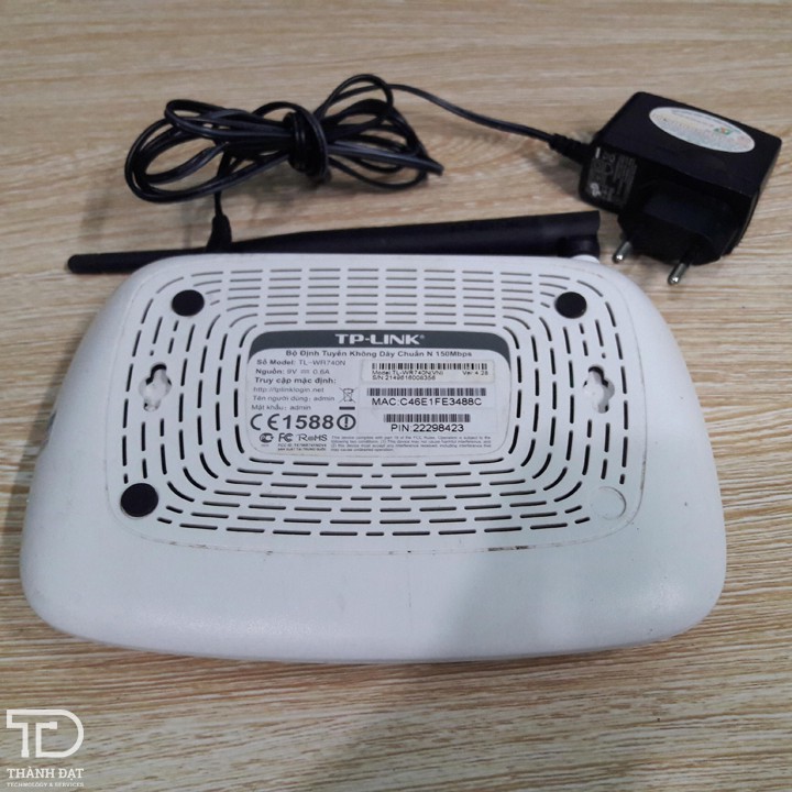 Bộ phát wifi Tp-Link 740N 1 râu tốc độ 150Mbps - Wifi TPLink 740N cũ hàng chính hãng
