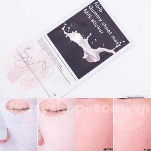 Mặt nạ giấy Abib Gummy Sheet Mask Sticker Tháng 6/2022