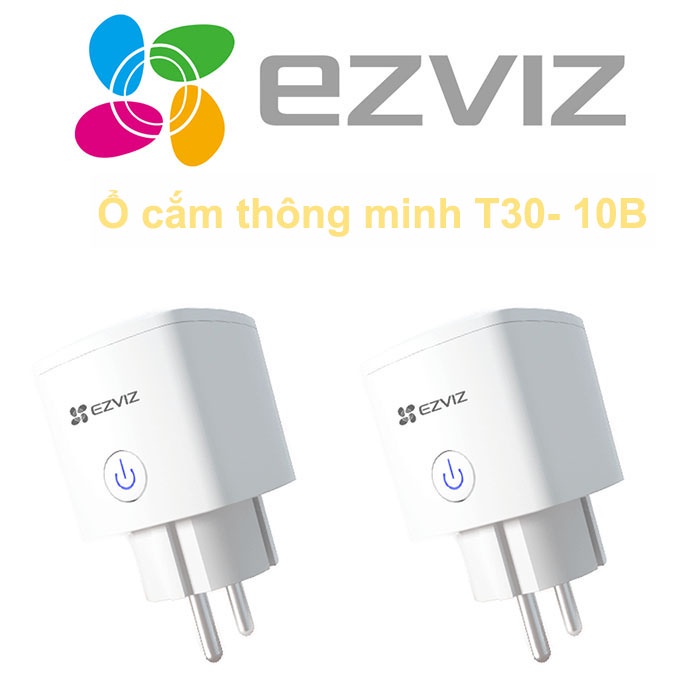 Ổ cắm thông minh EZVIZ CS-T30-10B hỗ trợ thống kê công suất điện tiêu thụ