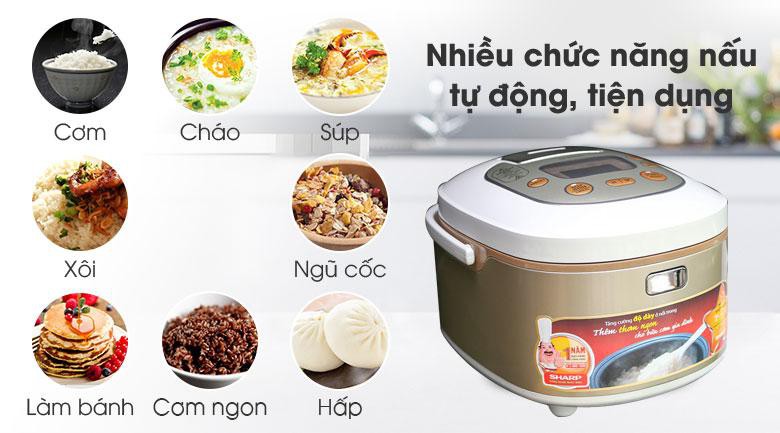 Nồi cơm điện tử Sharp 1.8 lít KS-TH18  Hàng Chính Hãng trưng bày- Bảo Hành 12 tháng