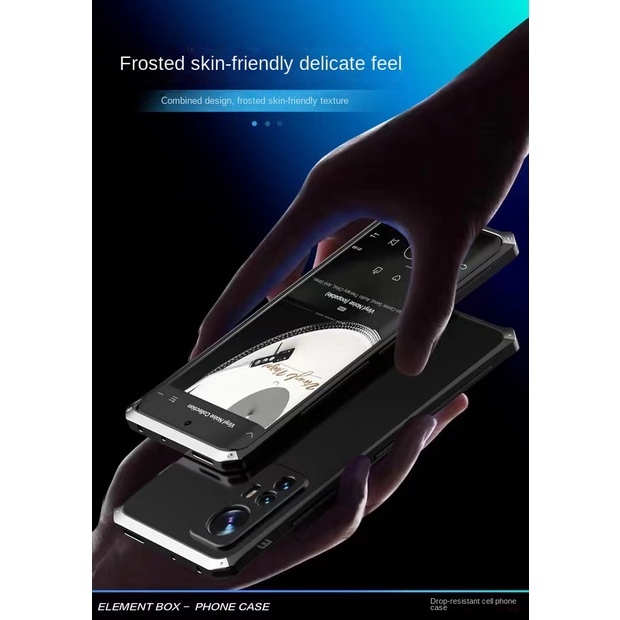 Ốp Điện Thoại Chống Sốc Viền Kim Loại Cho xiaomi Mi 12 12X xiaomi 11 Ultra 11 Lite 5G