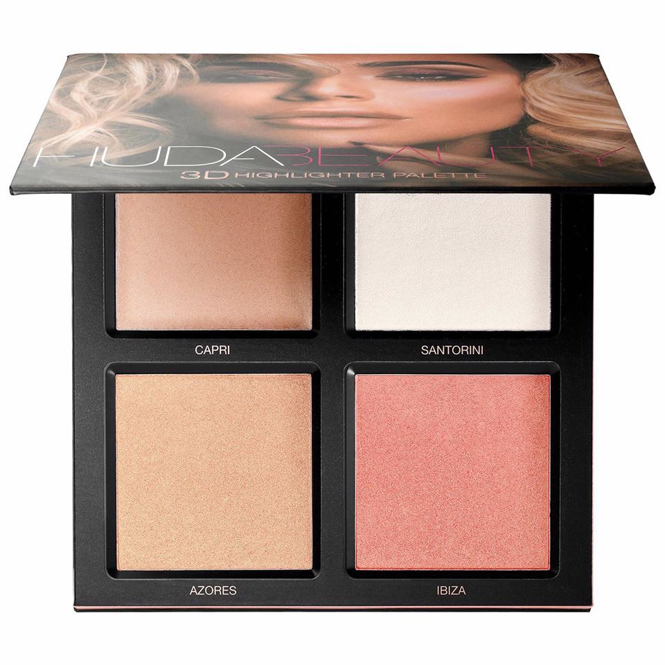 BẢNG PHẤN HIGHLIGHT HUDA BEAUTY 3D HIGHLIGHTER PALETTE GOLDEN SANDS CHÍNH HÃNG - 5272