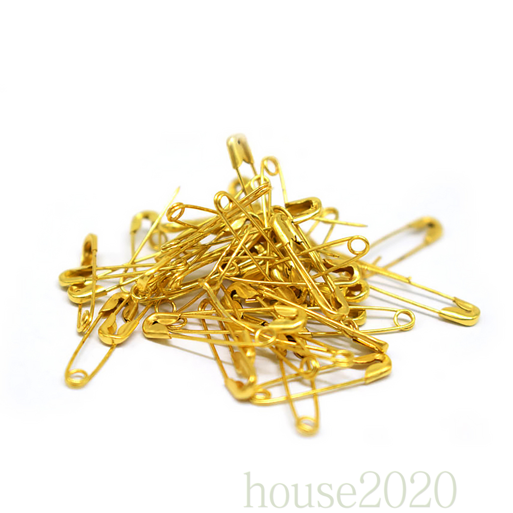 100 Ghim Cài Áo Bằng Kim Loại Mạ Vàng Thời Trang 2020
