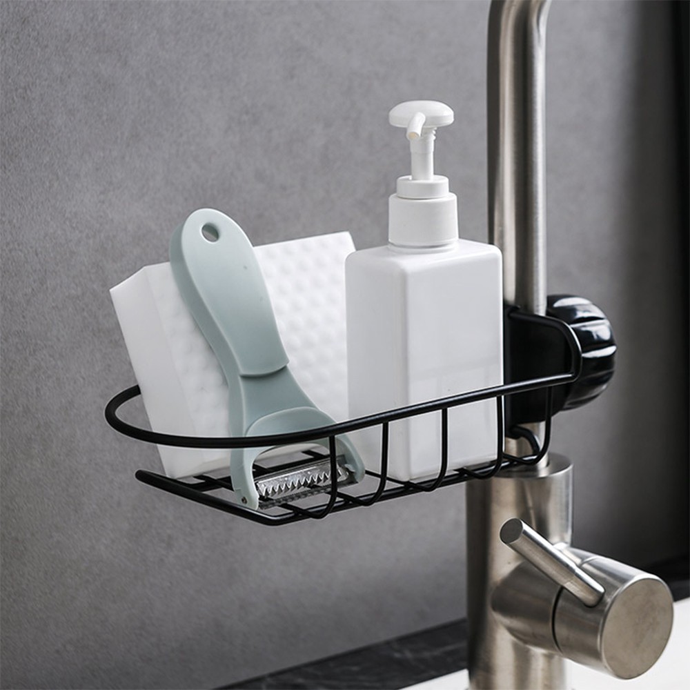 Khay Lưới INOX T5 Thoát Nước Để Xà Phòng, Sữa Tắm Gắn Vòi Rửa Chén, Lavabo, Dụng Cụ Đa Năng | BigBuy360 - bigbuy360.vn