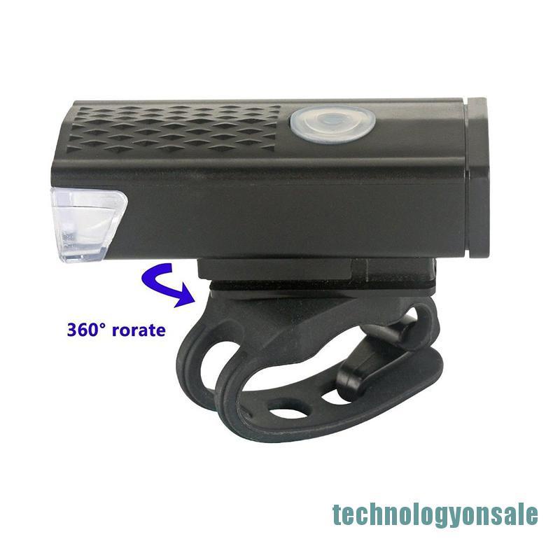 Đèn pha led USB trước/ đèn pha trươc và đèn hậu phía sau cảnh báo cho xe đạp