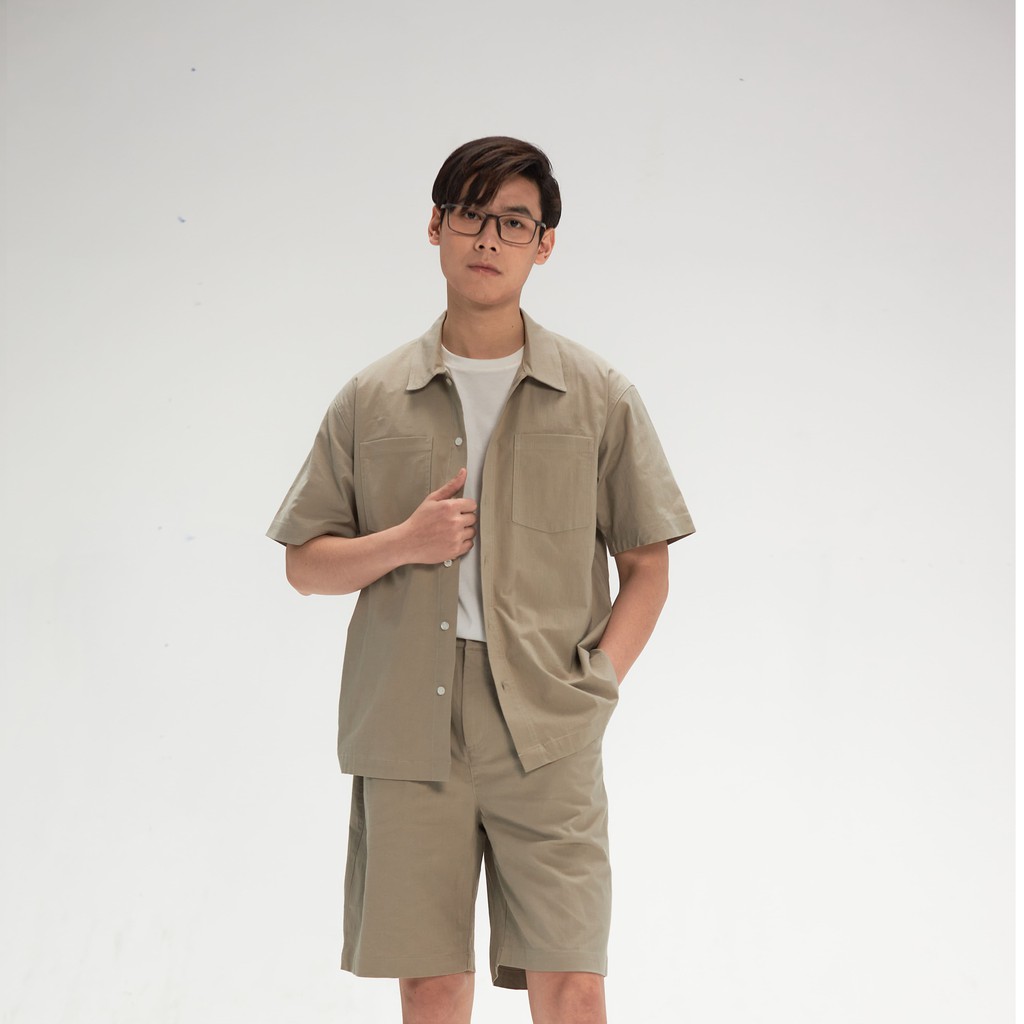Áo sơ mi ngắn tay LOOK LINEN SHIRT | BigBuy360 - bigbuy360.vn